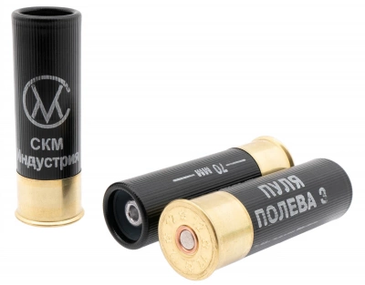 Патрон 12/70 СКМ  пуля Полева - 3  28 гр. П/К