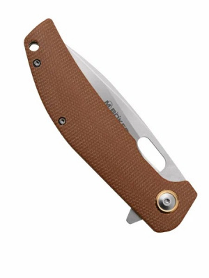 Нож складной Boker 01SC005 Toxicofera сталь 440A, рукоять микарта/сталь, замок Liner-Lock, клинок Stone Wash