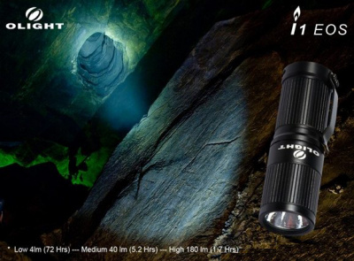 Фонарь карманный Olight i1 XM-L 180 люмен, до 68 метров, питание 1шт.хCR123A