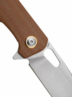 Нож складной Boker 01SC005 Toxicofera сталь 440A, рукоять микарта/сталь, замок Liner-Lock, клинок Stone Wash