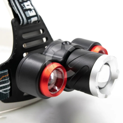 Фонарь налобный Сибирский Следопыт "Смит" 3 LED Белый свет до 250 метров, аккумулятор 2х18650 Li-Ion (PF-PFL-HL29)