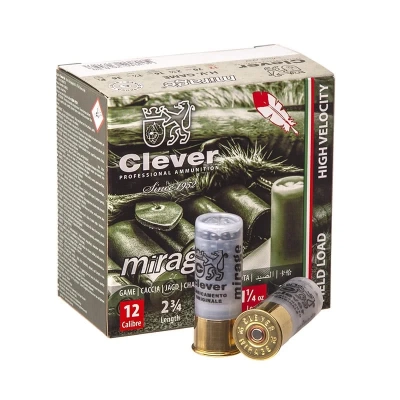 Патрон 12/70 Дробь 5  Clever 36 г  высокой скорости