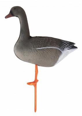 Чучело гуся гуменника Birdland, складное, на опоре, комплект: 2 сторожевых, 2 отдыхающих, 8 кормящихся (12 шт./уп.)