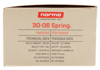 Патрон нарезной 30-06 Norma 9.72 г (150 grn) Jaktmatch