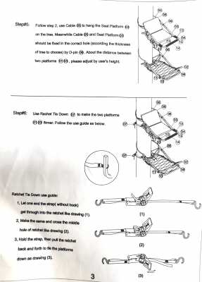 Лабаз-самолаз ShortTime Treestand, не требующий лестницы, вес 15 кг (ST-TR-17)