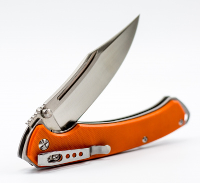 Нож складной Steel Claw "Лёд-03" сталь D2, рукоять G10, замок Liner-Lock, цвет оранж