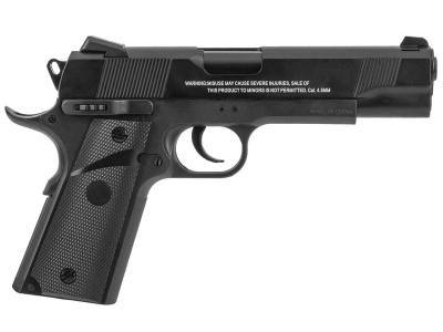 Пистолет пневматический Stalker S1911RD (Colt 1911) кал.4,5 мм, 12г CO2, до 120 м/с, Blowback (ST-12061RD)