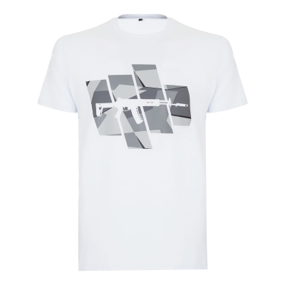 Футболка с принтом "АК-12 Gen2"; белая; размер XXL (KKF000089)