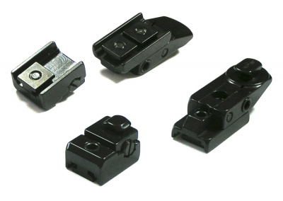 Кронштейн  (быки передний  и задний под основания Apel) Apel-EAW на  шину Swarovski вынос 21 мм (2405/0120/21+2410/0100)