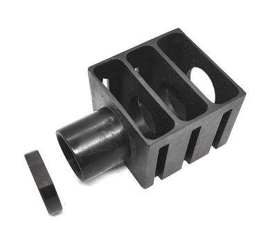 Пламегаситель кл-002 с элементами ДТК САЙГА-12  