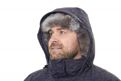 Тугур костюм для рыбалки GRAYLING, зимний -15, серый  