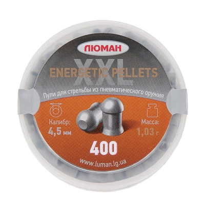 Пуля пневматическая "Люман" Energetic pellets XХL 1,03 г кал. 4,5 мм (400 шт.)