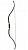 Лук традиционный разборный Top Archery 52" 50# цвет Black (бамбук, клён, стекловолокно)