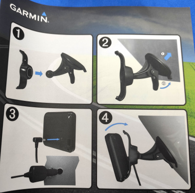 Автомобильный держатель для навигатора GARMIN NUVI 30 (010-11143-05)