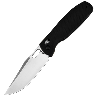 Нож складной CJRB Prado сталь AR-RPM9, рукоять G10, замок Crossbar Lock, клинок Sand Polish (J1936-BK)