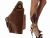 Кобура для ношения на голени Сюрприз ПМ  кожа, цвет  коричневый (110810035)