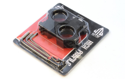 Кольца Leapers UTG AccuShot 30 мм на призму 10-12мм, высокие (RGPM-30Н4)