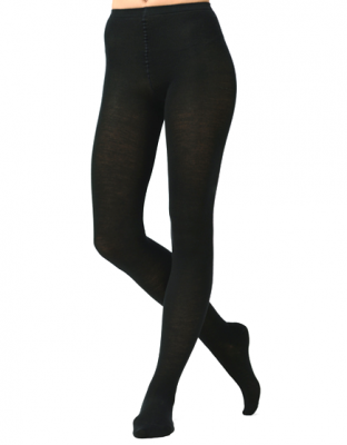 NORVEG Merino Wool Колготки подростковые цвет черный, размер 164-170