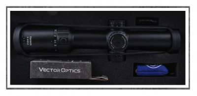 Прицел Vector Optics Taurus FFP 1-6x24 - сетка VTC-CMIL, d-30мм, подсветка (SCFF-27)