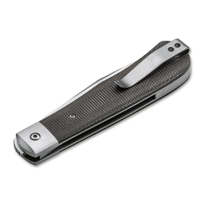 Нож складной Boker Bonfire Micarta сталь D2, рукоять сталь/микарта, замок Liner-Lock (01BO182)