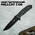 Нож с фиксированным клинком Mr.Blade "Hellcat СQB" сталь AUS-8, клинок Blackwash, рукоять G10 Black (MB910-A8BSW/G10BK)