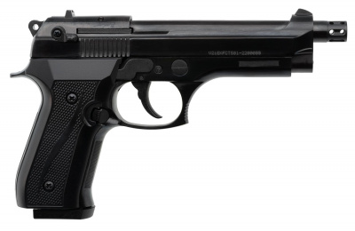 Пистолет сигнальный B92-S KURS (Beretta M92) кал.5,5 мм под патрон 10ТК, цвет чёрный