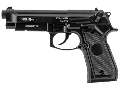 Пистолет пневматический Stalker S92ME (Beretta 92) кал.4,5 мм, металл, 120 м/с (ST-11051ME)
