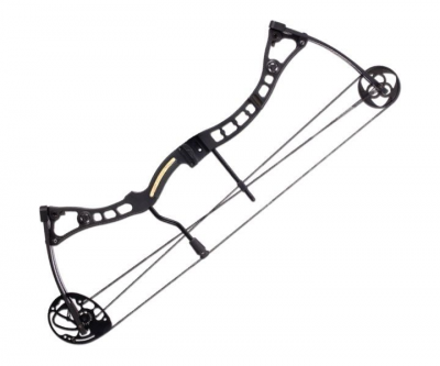 Лук блочный Interloper "Зверь" цвет черный (усилие 15-27 кг, 98 м/с, сброс 80%, вес 1,8 кг)