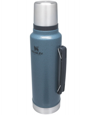 Термос STANLEY Classic 1L  Голубой (24ч. - тепло/холод) (10-08266-033)