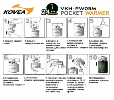 Грелка карманная каталитическая Kovea Pocket Warmer (VKH-PW05М)