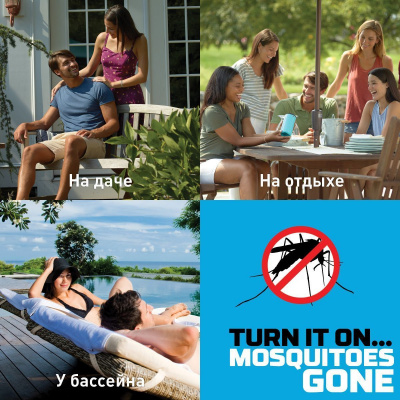 Прибор противомоскитный Thermacell Halo Mini Repeller MR-PSB Blue цвет голубой (комплект)