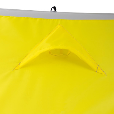 Палатка зимняя Premier Fishing PIRAMIDA 2,0x2,0х2,06м., люверсы, вентиляция, жёлто-серая (PR-ISP-200YG)