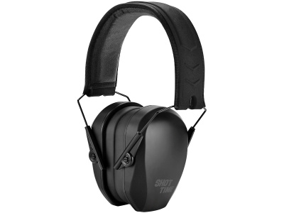 Наушники противошумные ShotTime 18 стрелковые, NRR 25dB /SNR 31dB, чёрные (EST-P-18B)