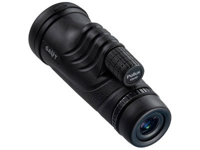 Монокуляр GAUT Pollux 10x42, линзы BK7, цвет - чёрный, 267г (GP1042B)