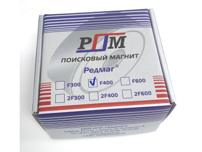 Магнит поисковый односторонний F=400 кг (Редмаг)
