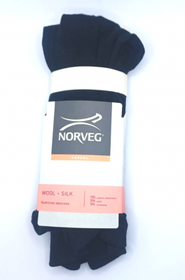 Колготки женские NORVEG Wool+Silk цвет черный