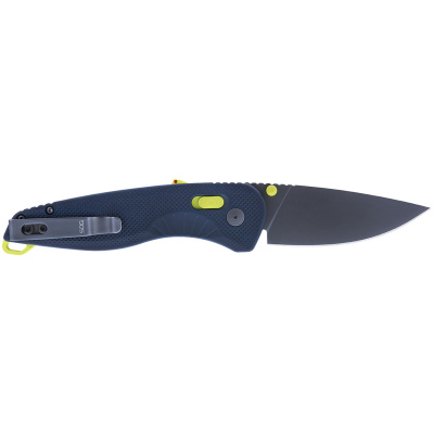 Нож складной полуавтоматический SOG Aegis Mk3 Indigo-Acid 11-41-03-41 сталь D2, рукоять GRN, замок AT-XR Lock