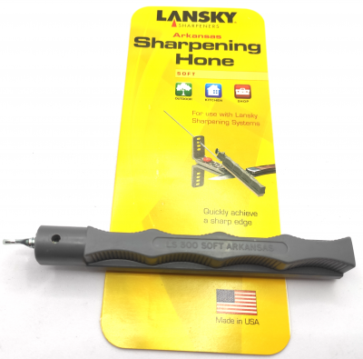 Абразив LANSKY S0300 Natural Soft Arkansas 200-350 Грит натуральный мягкий камень из Арканзаса новакулит в пластиковом бланке