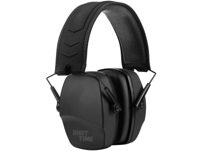 Наушники противошумные ShotTime 16,  стрелковые  NRR 25dB, чёрные