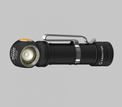 Фонарь налобный Armytek Wizard C2 Pro Max Magnet USB /Теплый / 3720 лм (113 метров) /TIR 110°:150°/чехол/1x21700 F06701W