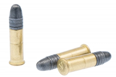 Патрон нарезной Стандарт латунная гильза  5,6 мм (50шт.)