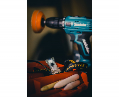 Фонарь налобный Armytek Zippy Extended Set Blue Белый 160 лм, встроенный аккумулятор Li-Pol 100mAh
