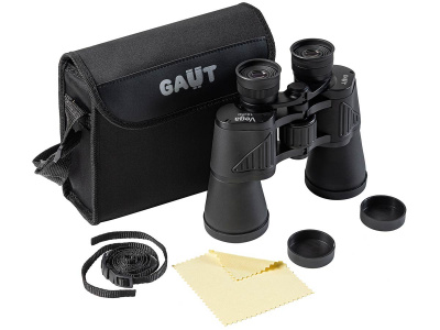 Бинокль GAUT Vega 10x50, Porro-призмы BK7, цвет чёрный, 800г (GV1050B)