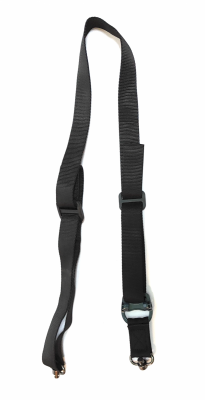 Ремень 2-ух точечный оружейный с антабкой SLS  цв. Черный