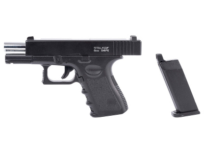 Пистолет страйкбольный Stalker SA17G Spring (Glock 17), кал.6 мм, металл, до 80 м/с