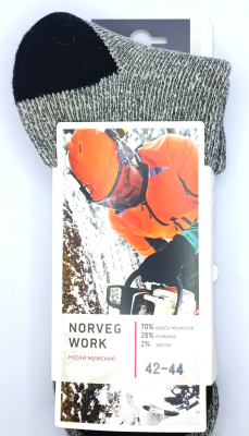 Носки NORVEG WORK цвет серый (9WRSM-218)