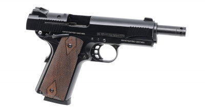 Пистолет сигнальный К 1911 KURS Classic (Colt 1911) кал.5,5 мм под патрон 10ТК, цв.чёрный