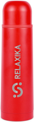 Термос Relaxika 101 (0,75 литра), красный "Альпинизм" (R101.750.7)