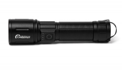 Фонарь ручной Сибирский Следопыт "STREAMLIGHT" 1 LED Белый свет, аккумулятор 3000 mAh (1x 26650 Li-Ion) (PF-PFL-L89)