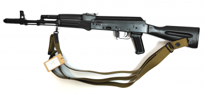 Ремень РАС-М2 специальный Сайга-9, АКС74У, Бизон х/б оливковый,  двухточка (SP2338)